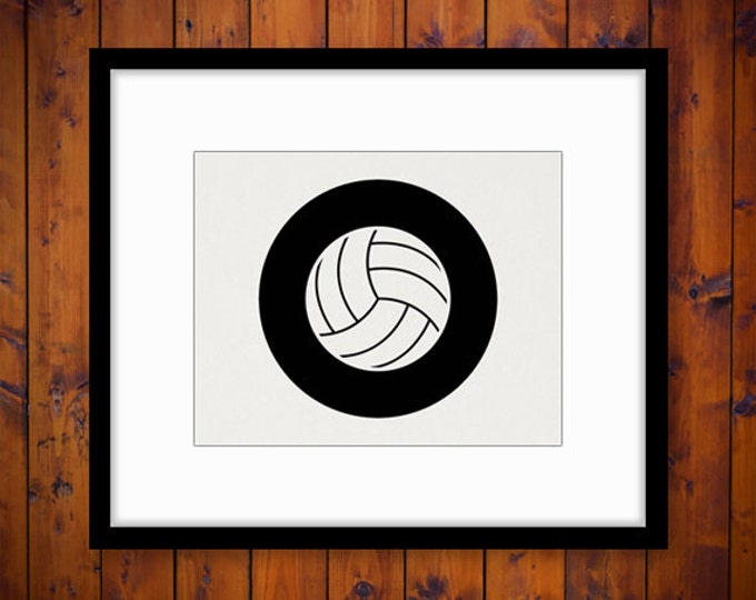 Printable Graphic Volleyball Download Sports Digital Volleyball Image Antique Clip Art Jpg Png Eps HQ 300dpi No.4553