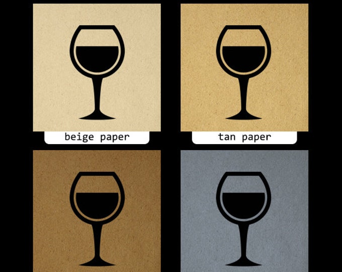 Digital Graphic Wine Glass Download Printable Wine Image Illustration Jpg Png Eps HQ 300dpi No.4501