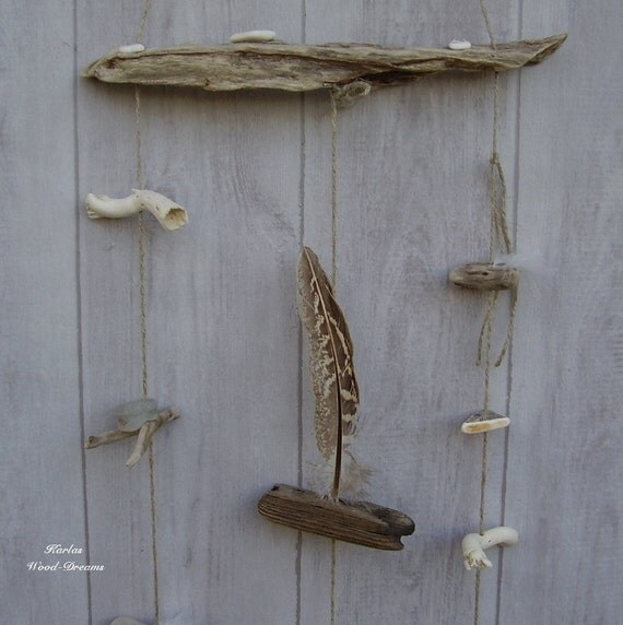 Wind Chime Mobile Bathroom Decor Maritime By Karlaswooddreams Wind Chime Mobile Bathroom Decor Maritime Wedding Beach Sea Pottery Natural Unique Irish Ireland Germany