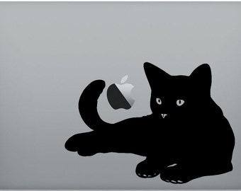 Cat sticker A5 size for MacBook Pro/MacBook Air/ Laptop/ Tablet decal 11 13 15 17"
