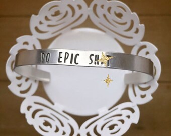 Do Epic Sh*t Bracelet, Athlete, Adventure, Wanderlust, Slytherin, Harry Potter, Badass, Unique Christmas Gift, athlete, survivor