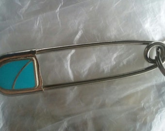 Jumbo laundry pin steam punk jewelry vintage pin new old stock