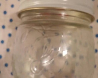 4 Kerr Country Kitchen Jars. 8 oz. MIB
