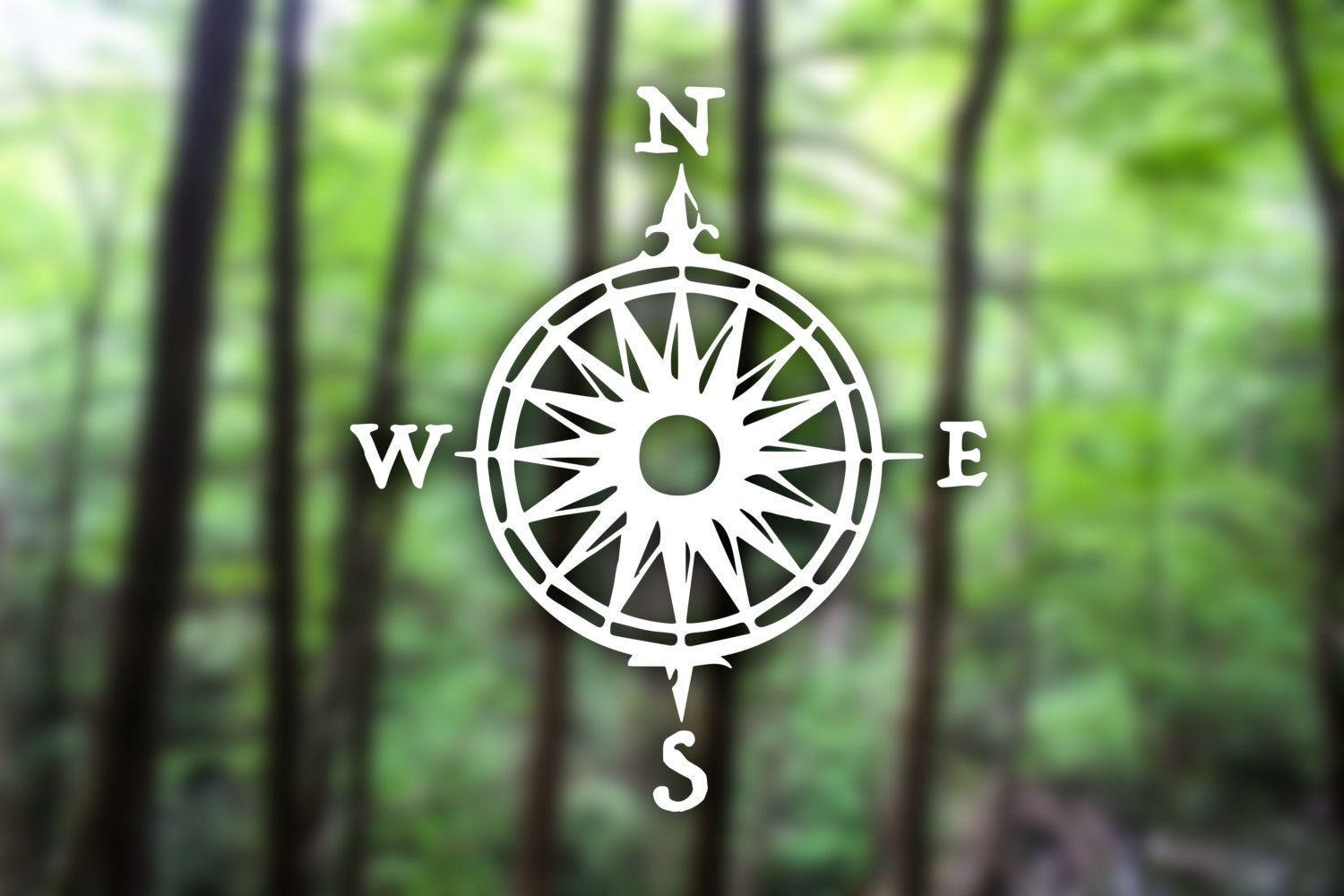 Custom Classic Compass Decal Vehicle Decal