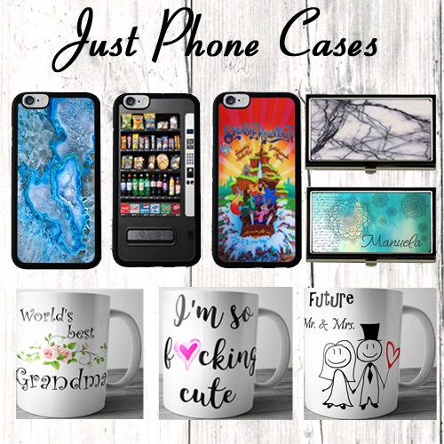 UNIQUE & CUSTOM PHONE CASES & MORE MADE IN USA by JustPhoneCases