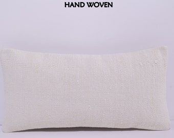 kilim lumbar pillow cream decorative pillow white throw pillow white kilim pillow interior design bedroom pillows organic pillow cover F2869