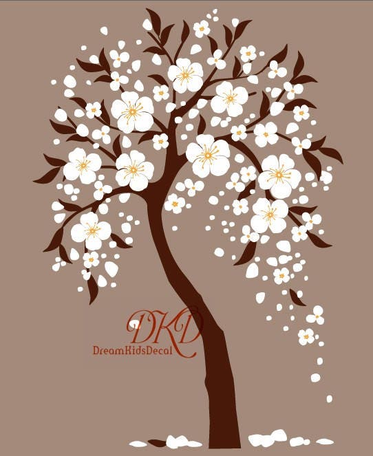 Wall Decals Cherry Blossom Tree Wall Decals Nursery Wall