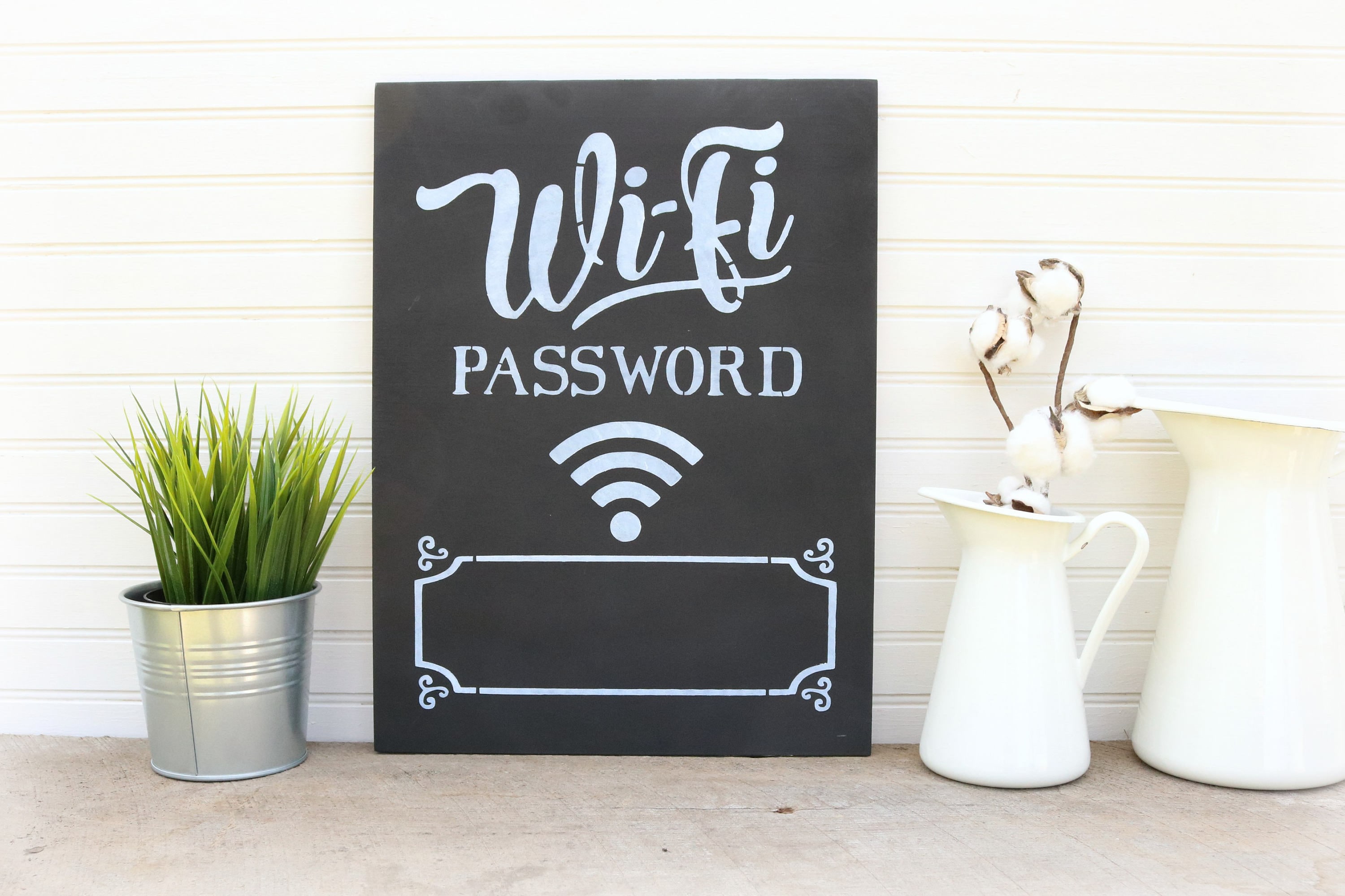 Wifi Password Sign Chalkboard Wifi Password 12x16 Guest