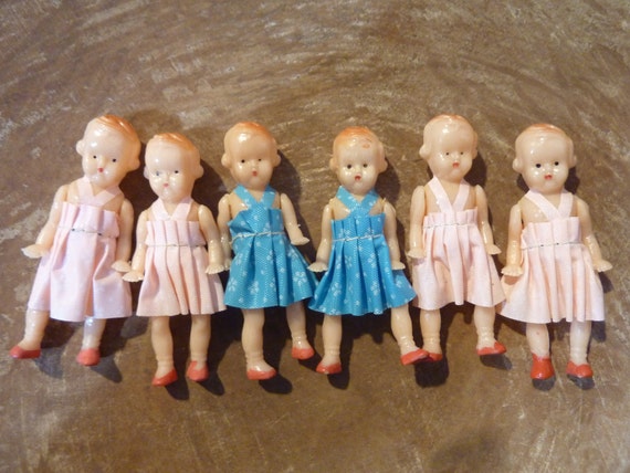 little plastic dolls