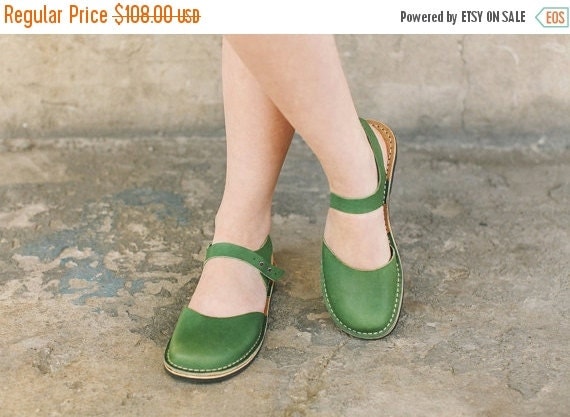 SALE 25% OFF: Women Sandals Greenery Sandals Summer by Crupon