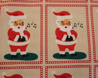 Moda Dear Mr. Claus Quilting Fabric from Cosmo Cricket Collection Sold by the Half Yard