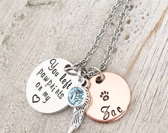 Pet Memorial Jewelry - Loss of a Dog Gifts - Loss of a Pet Necklace - Pet Memorial Gift - Dog Memorial Necklace - Loss of a Pet Gifts Dog