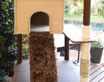2 Tier Cat Tree Woodworking Plans