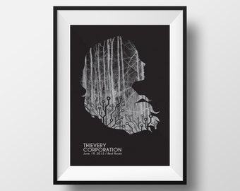 Thievery Corporation - Screen Print Poster - 2015