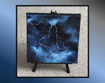 Painting lightning | Etsy