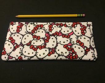Hello Kitty Pencil Case / Zipper Pouch, Coin Purse, and Wristlet #71