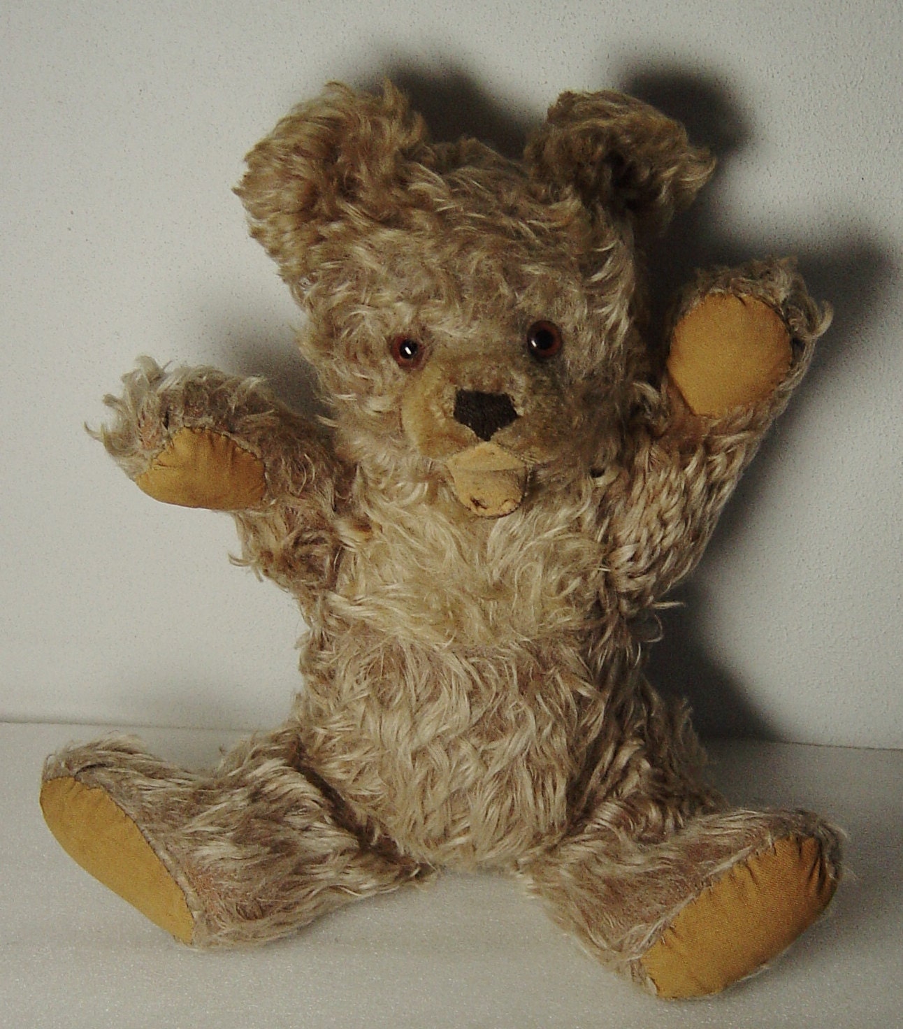 vintage mohair teddy bear