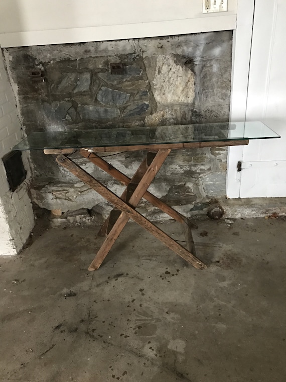 Vintage Industrial Table Rustic Modern Farmhouse Bar Height