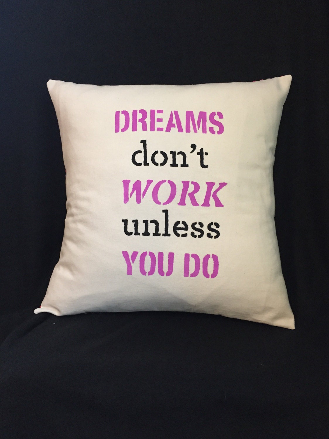 16x16 Pillow Cover/ Word Pillow / Throw Pillow / Pillow Cover