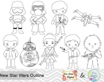 Star Wars Digital clipart Star Wars Clipart Star Wars Clip