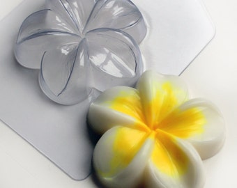 Plumeria mold, Flower mold, plastic mold, soap mold, bath bomb mold, chocolate mold