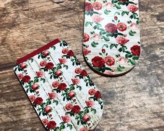 Magnetic Bookmark Duo - Shabby Roses