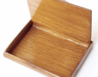 Vintage Oak Cigarette/Cigar Case