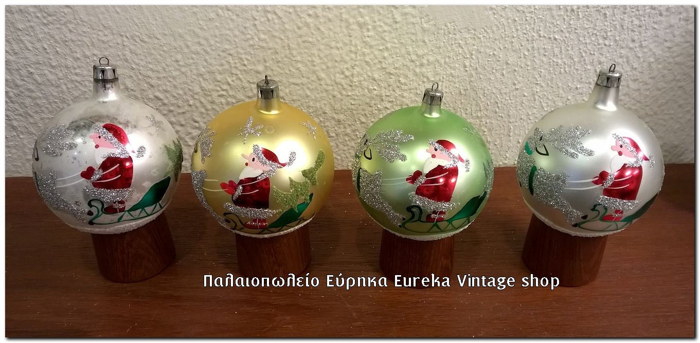 vintage glass christmas ornaments nos with box german poland vintage glass christmas ornaments nos with box german poland