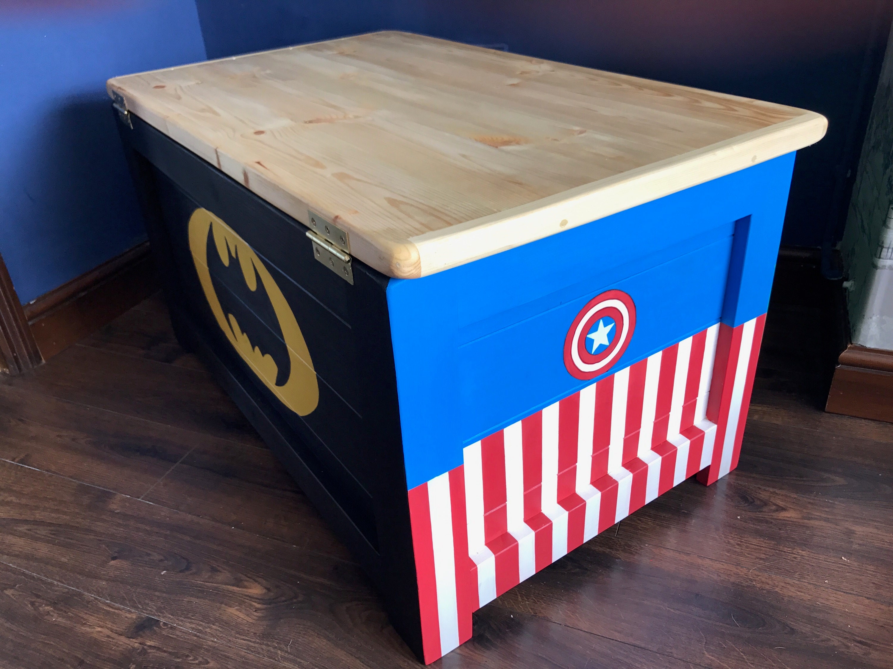 Marvel/DC inspired Toy Box can be personalised medium