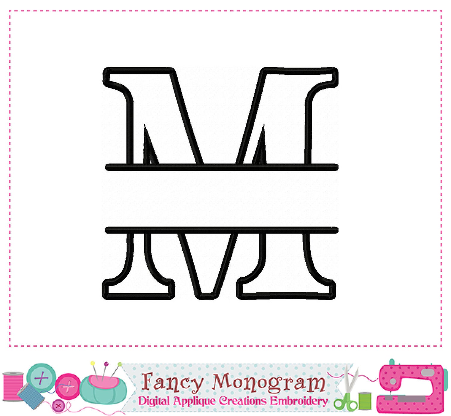 Split Monogram applique,Split letters applique,Split Letters design,Alphabet,Fonts design ...
