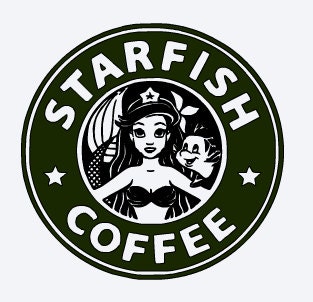 Download SVG disney starfish coffee starbucks logo disney starbucks