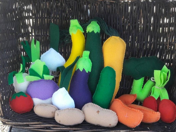 vegetable plush toys