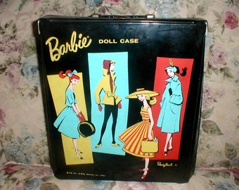 Vintage 1961 Mattel Barbie Case *Great Graphics*