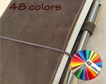 Hobonichi cover a5 a6 notebook cousin planner leather composition book folio CHOICE of 15 SIZES and 48 colors