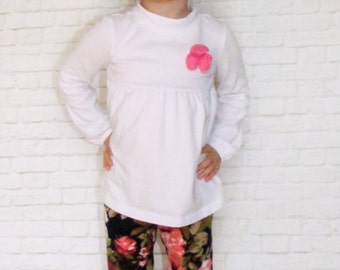 Kid Leggings - Girls Leggings - Baby Girl Leggings - Floral Leggings - Toddler Leggings - Fashion Leggings - Flower Leggings - Leggings