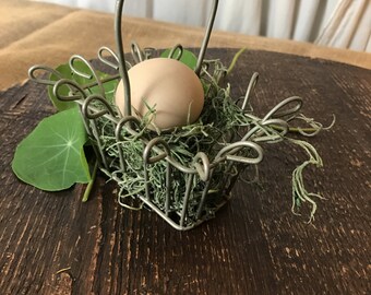 Vintage Miniature Wire Basket