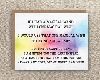 infertility card - miscarriage card - infertility sucks card - IVF card - thinking of you card