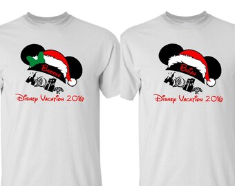 Disney Christmas Shirts Personalized