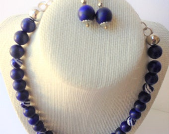 Tresor Collection - Labradorite, Chrysoprase, Lapis Round Earring in 18k Yellow Gold main image 0