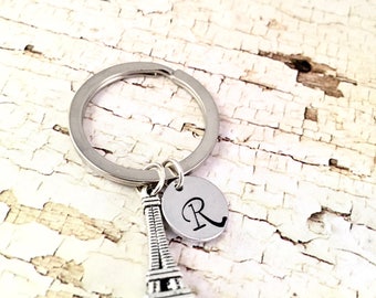 Eiffel Tower Keychain, Landmark Keychain, Paris Keychain, France Souvenir Keychain, Eiffel Tower Purse Charm, PSDPlanner