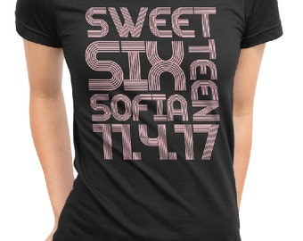 Sweet 16 shirt | Etsy