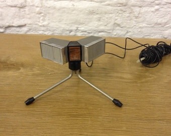 Vintage Folding Mini Stereo Music Speakers. Made In Holland. Great Retro Item.