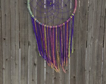 Huge Rainbow Dream Catcher
