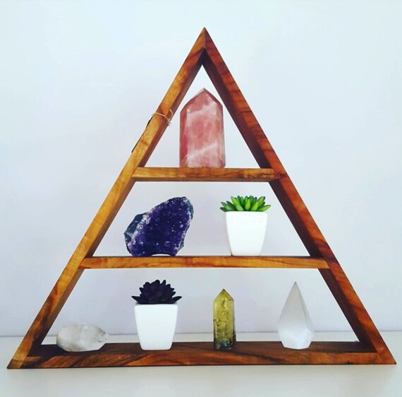 Triangle Crystal Display Shelf Native Aust by AGuidingLight