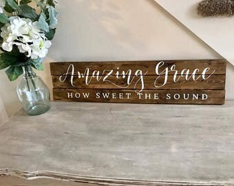 Amazing Grace Wall Decor amazing grace | etsy Amazing Grace Wall Decor amazing grace | etsy