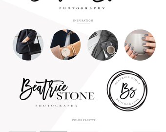 Logo design/ business logo/ photography logo/ branding package/ custom design/ watercolor logo/ watermark logo/ premade logo/ graphic design