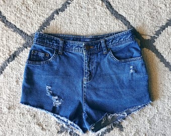 High Waisted Petite Cutoffs