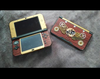 Nintendo New 3DS XL Steampunk Custom Vintage custom