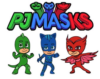 PJ masks svg, pj masks, catboy svg, owlette svg, gecko svg, cartoon svg, dxf, cricut, silhouette cutting file, download
