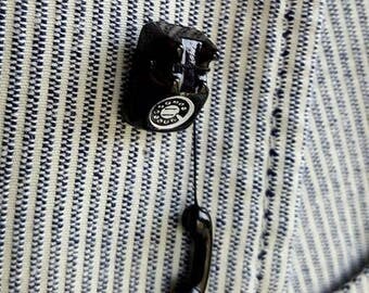 Retro Rotary Phone Brooch, rotary phone pin, vintage phone, miniature, rotary phone, lapel pin, retro brooch, kitschy,novelty pin